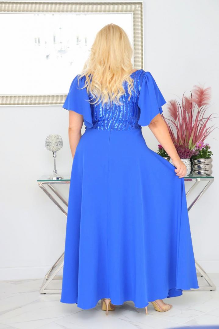 Sukienka "Amelia" – luksusowy blask cekinów, idealna na wielkie wyjścia! CHABROWA PROMOCJA - obrazek 5