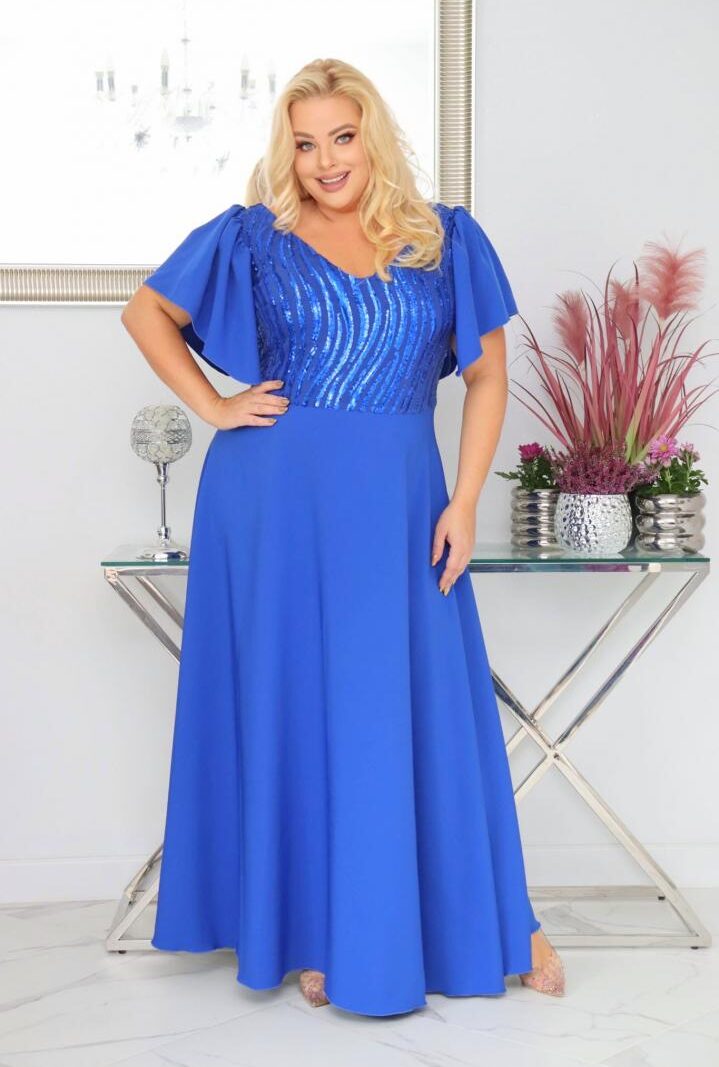 Sukienka "Amelia" – luksusowy blask cekinów, idealna na wielkie wyjścia! CHABROWA PROMOCJA