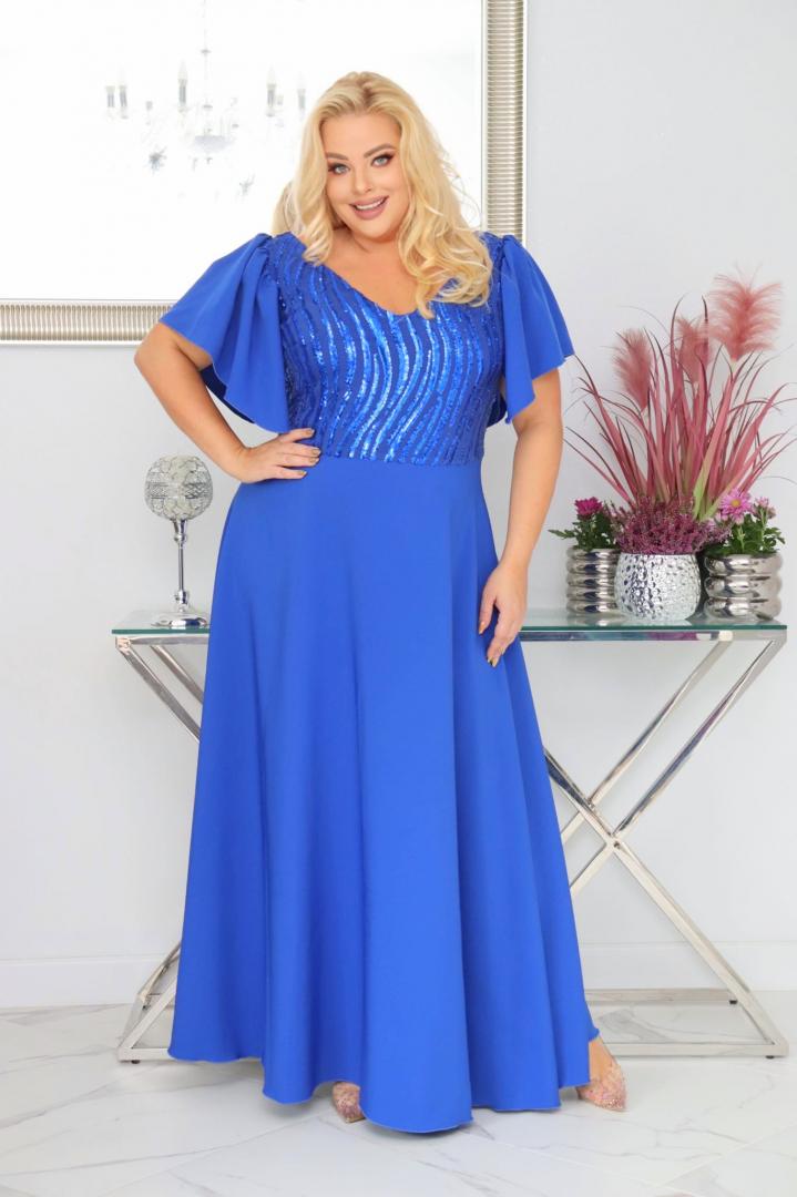 Sukienka "Amelia" – luksusowy blask cekinów, idealna na wielkie wyjścia! CHABROWA PROMOCJA