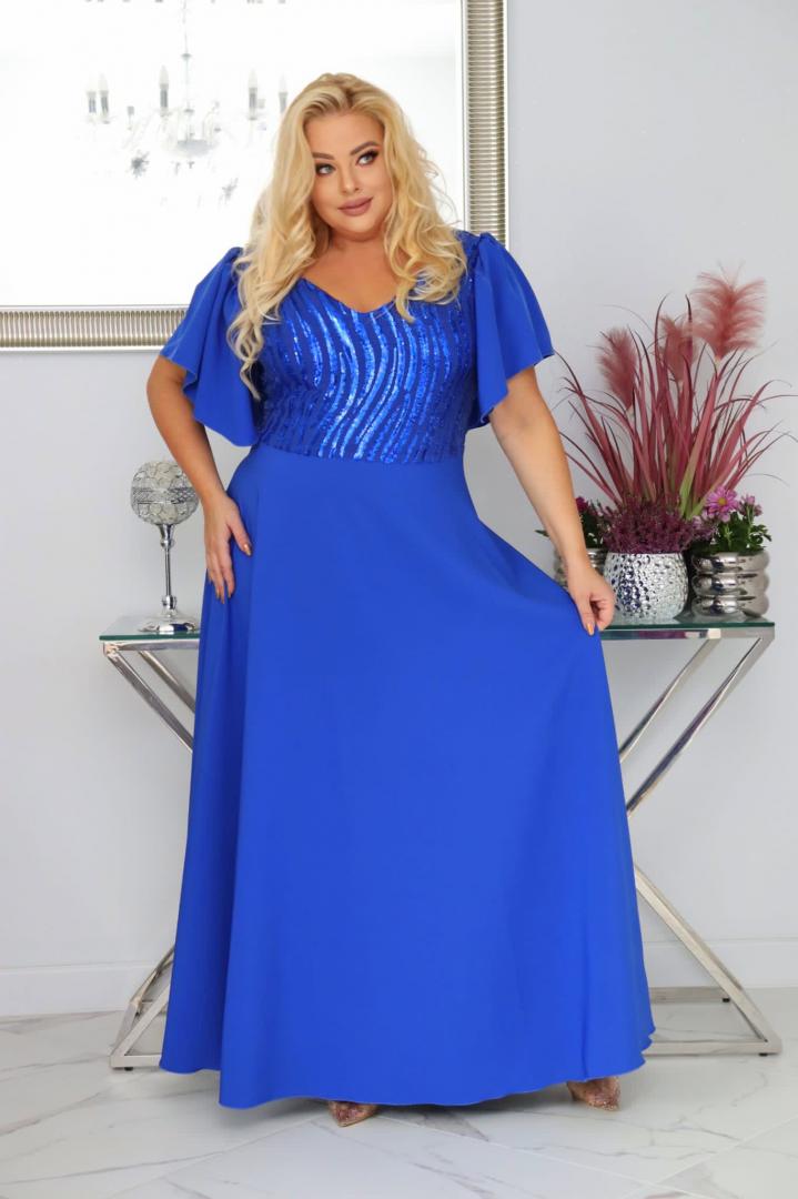 Sukienka "Amelia" – luksusowy blask cekinów, idealna na wielkie wyjścia! CHABROWA PROMOCJA - obrazek 3