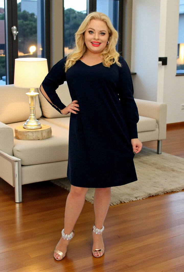 Malvina – sukienka, która pokocha Twoją sylwetkę! Mankiety z perełkami GRANAT