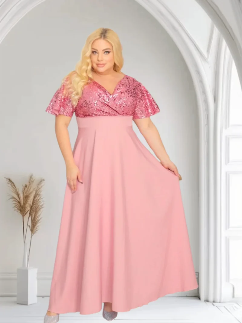 Sukienka Arwena - elegancja, która olśniewa. Kwintesencja wieczorowego blasku! WRZOSOWA KÓŁECZKA